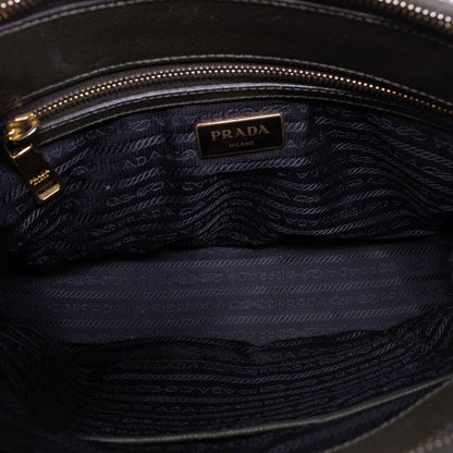Prada Galleria Media Saffiano Verde