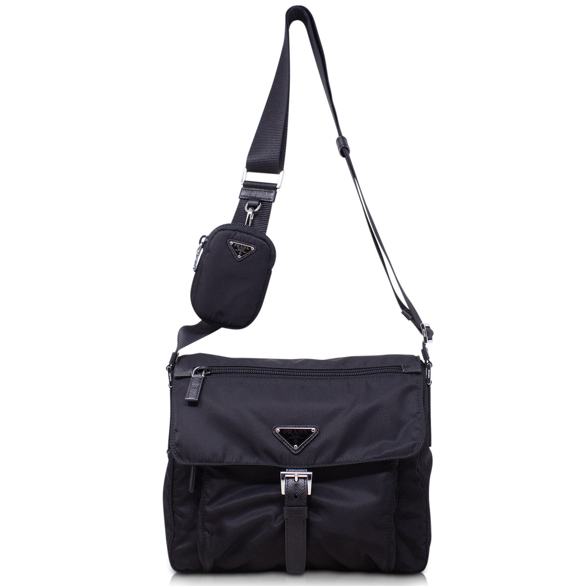 Prada tracolla in Re-Nylon