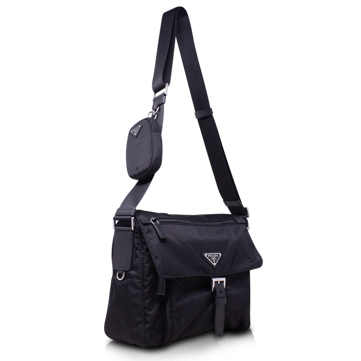 Prada tracolla in Re-Nylon