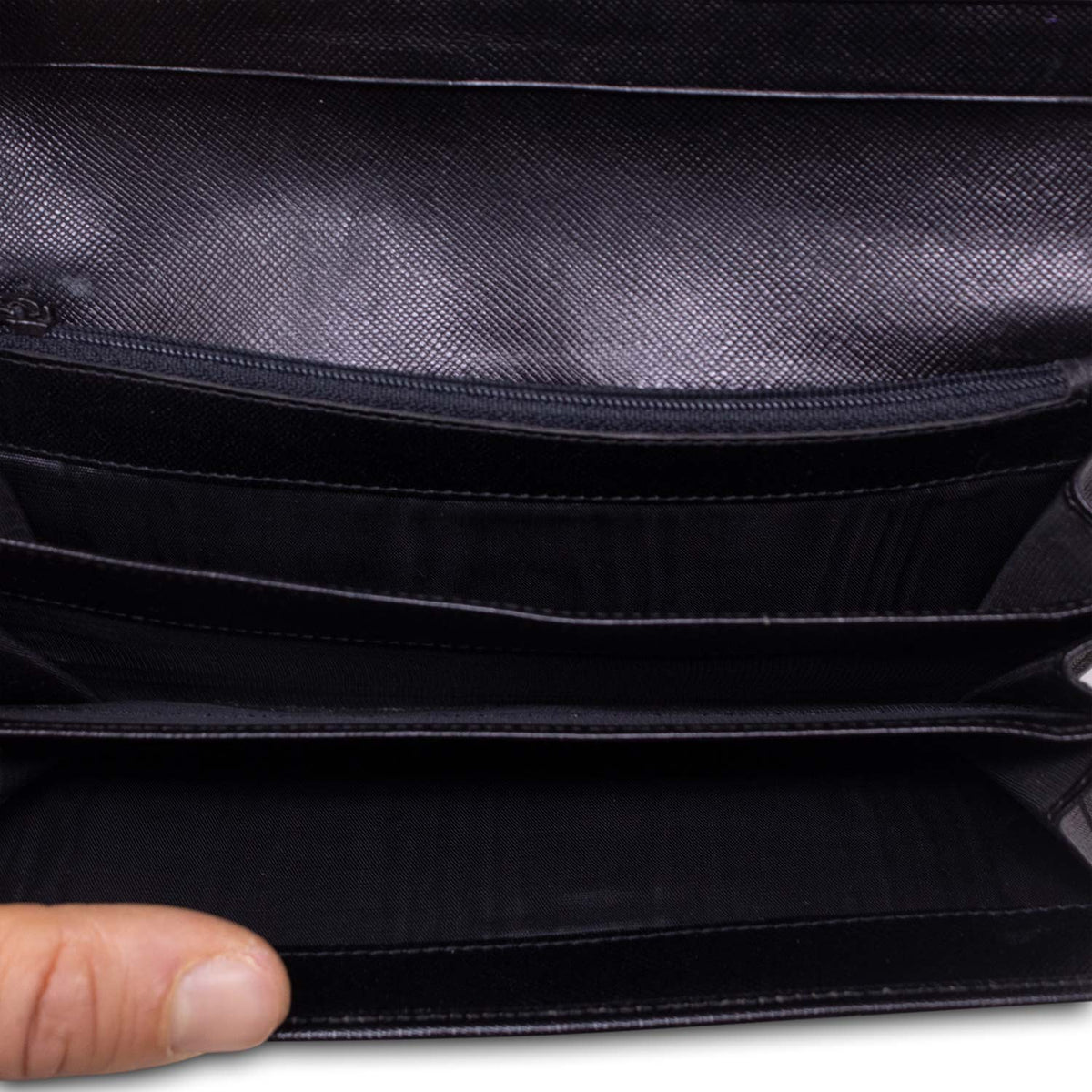 Prada Portafoglio Saffiano Nero