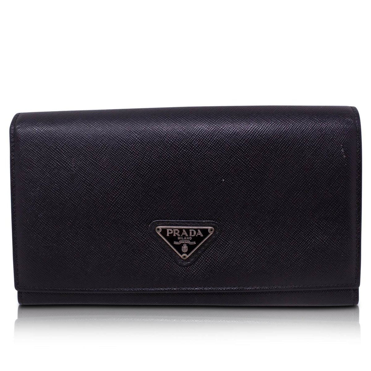 Prada Portafoglio Saffiano Nero