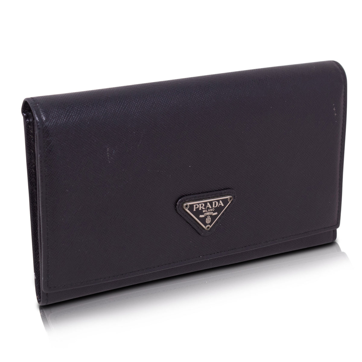 Prada Portafoglio Saffiano Nero