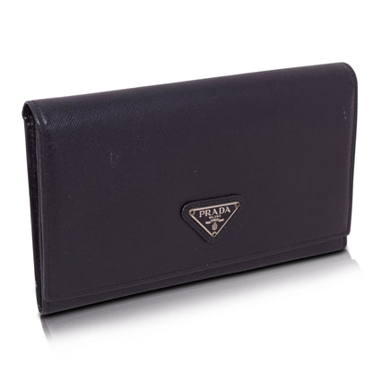 Prada Portafoglio Saffiano Nero