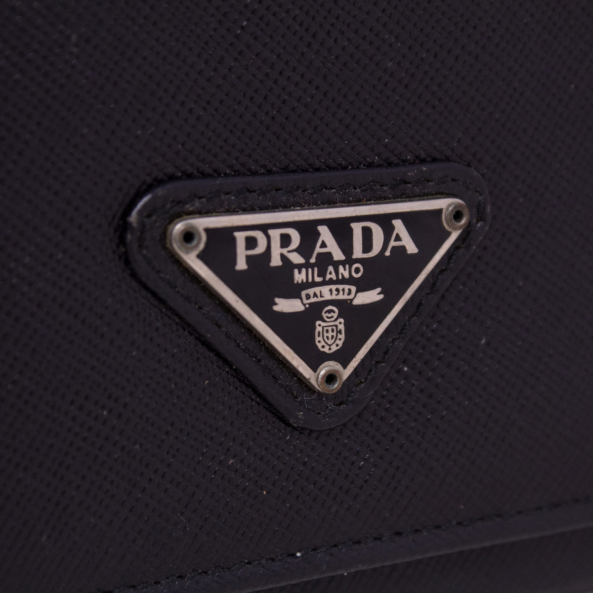 Prada Portafoglio Saffiano Nero