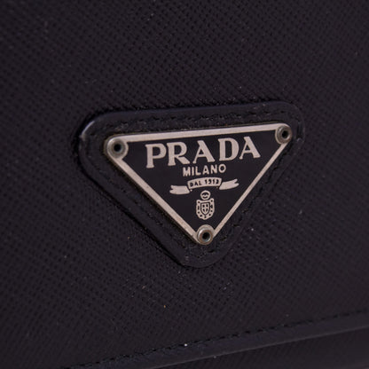 Prada Portafoglio Saffiano Nero