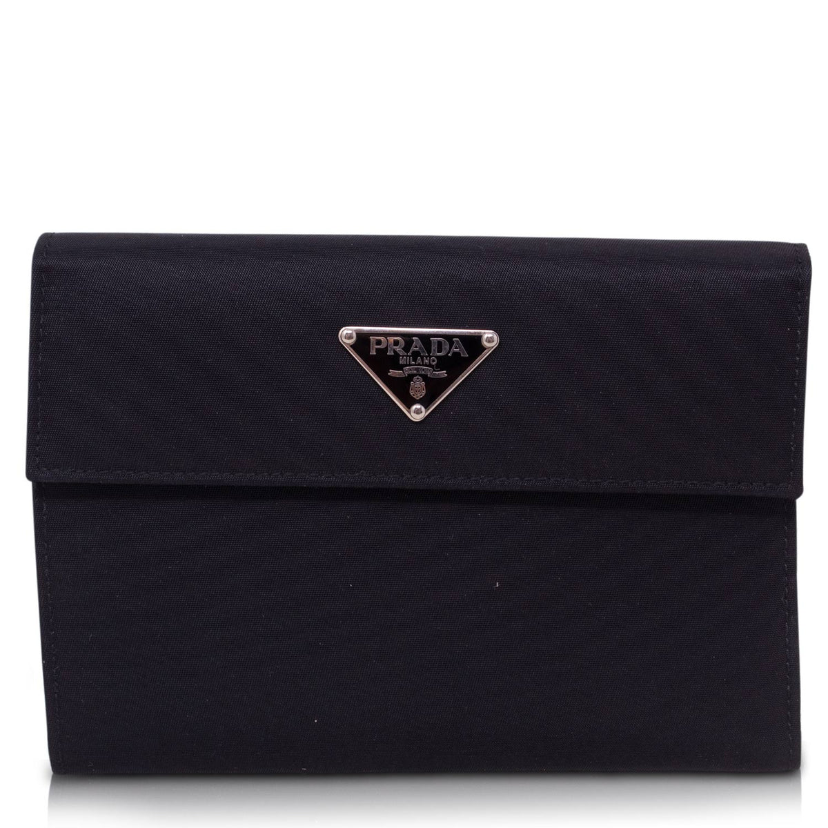 Prada Portafoglio Trifold  Vela Nero