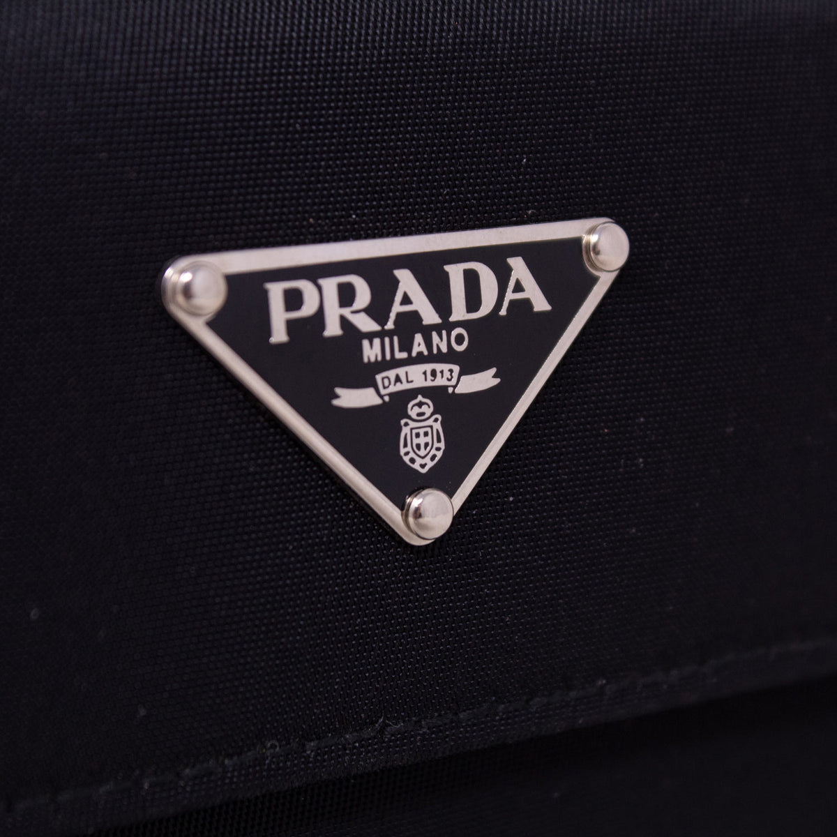 Prada Portafoglio Trifold  Vela Nero