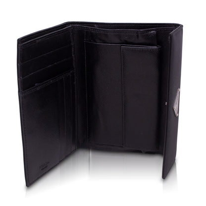 Prada Portafoglio Trifold  Vela Nero