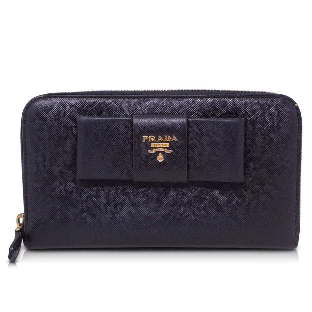 Prada Portafoglio  Zippy Saffiano Nero