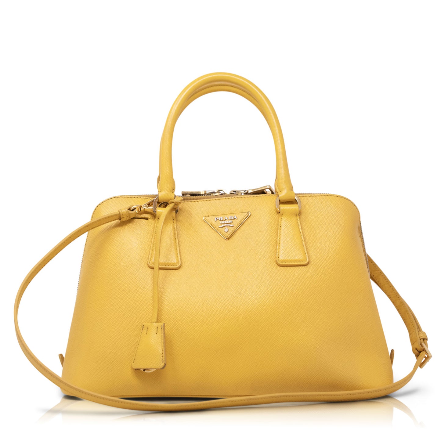 Prada Promenade Saffiano Gialla