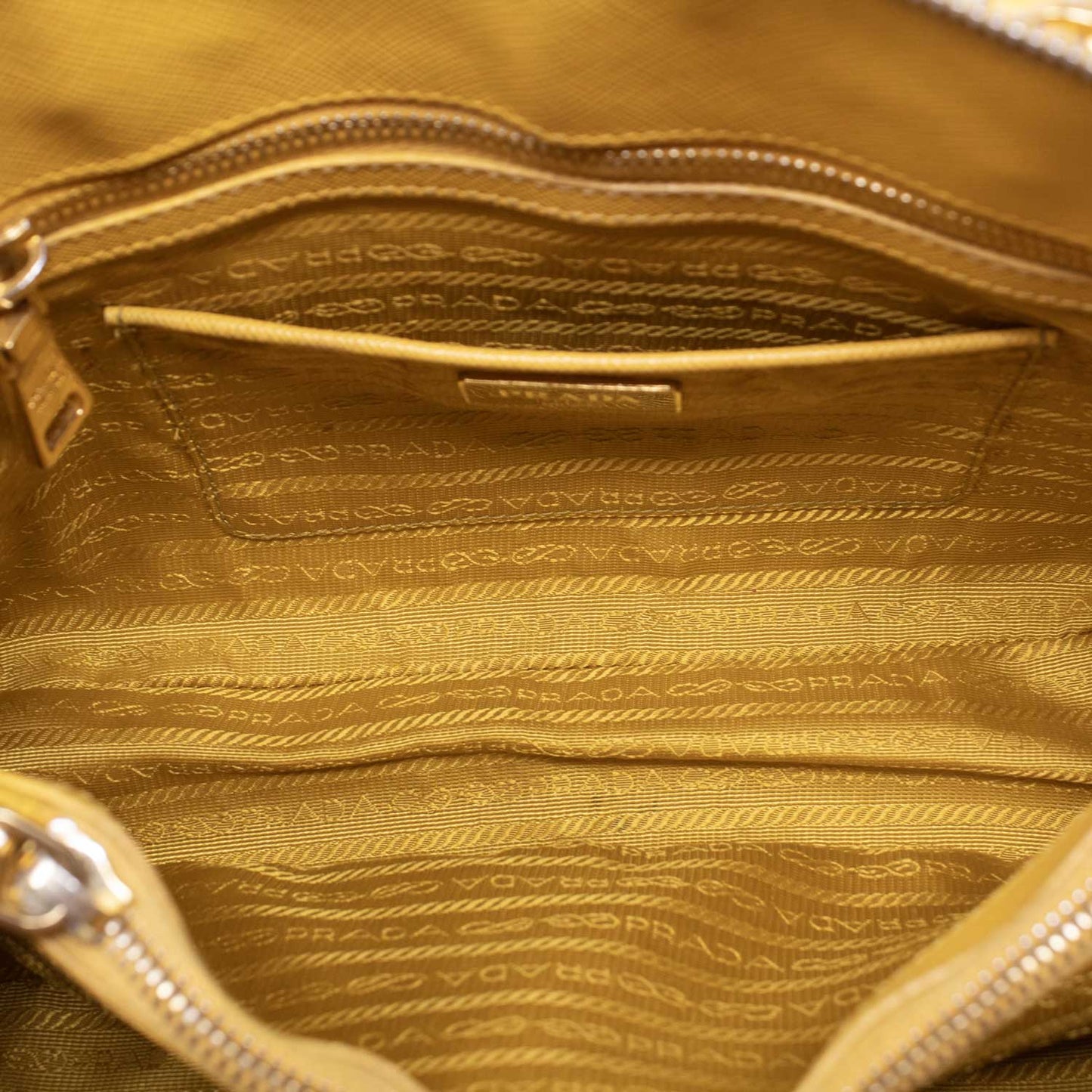 Prada Promenade Saffiano Gialla