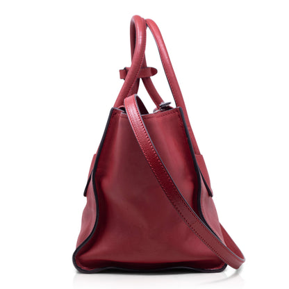 Prada Tote Glace Rosso Fuoco