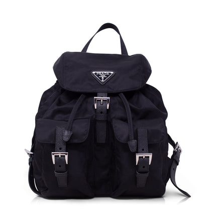 Prada Vela Black Backpack