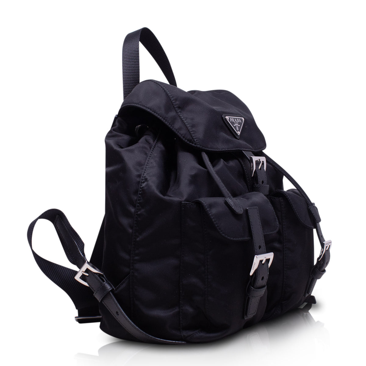 Prada Vela Black Backpack