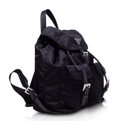 Prada Vela Black Backpack