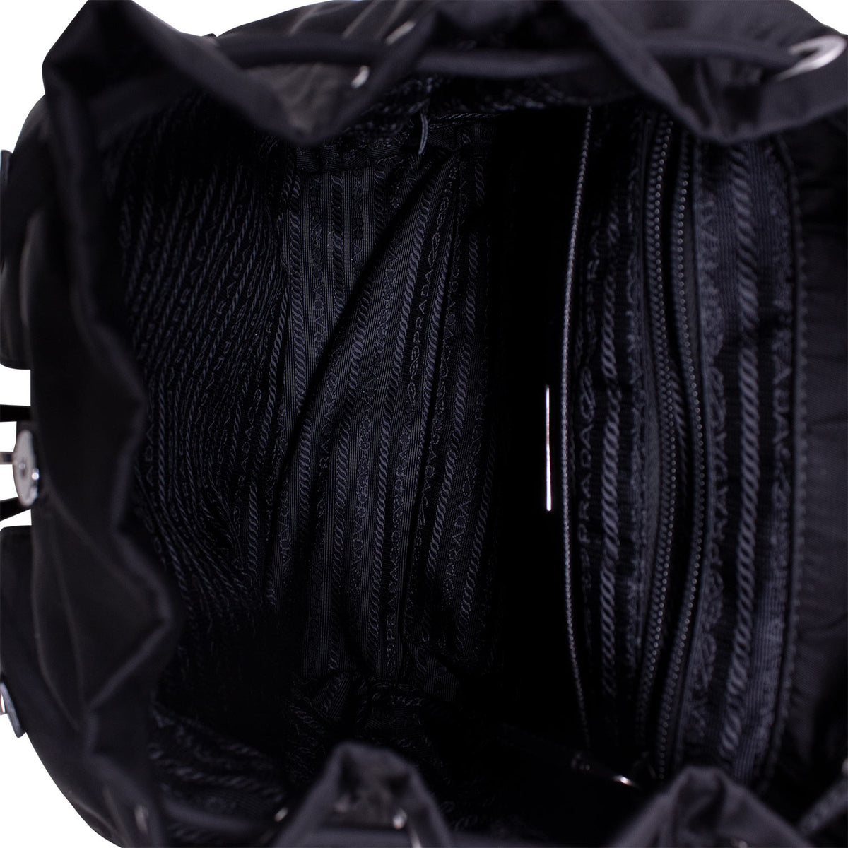 Prada Vela Black Backpack