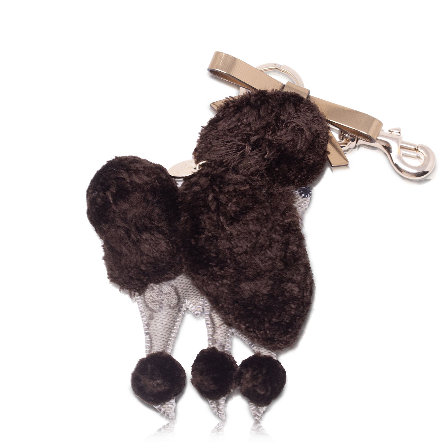 Gucci pom deals pom keychain