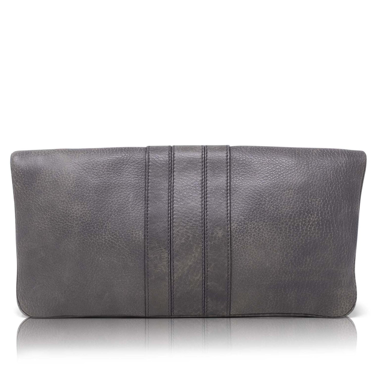 Gucci Lucy Bamboo Gray Clutch