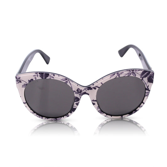 Gucci Gray and Black Cat Eye Sunglasses 