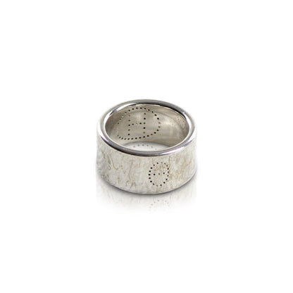 Hermès Eclipse Ruban Silver ring