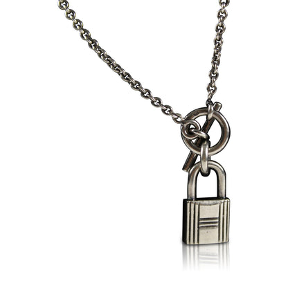 Hermès Padlock Kelly Pendant Necklace 