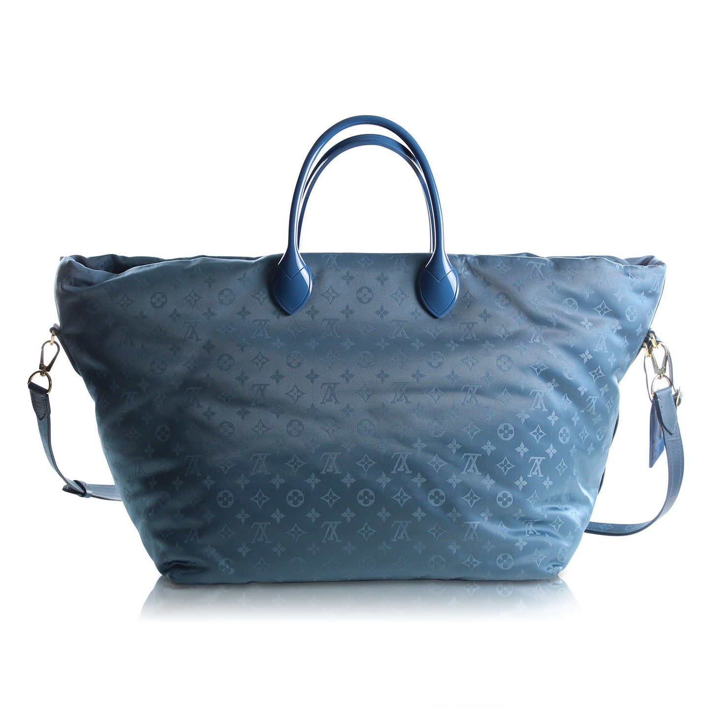 Louis Vuitton Nylon Monogram Nouvelle Vague Beach Bag Turquoise