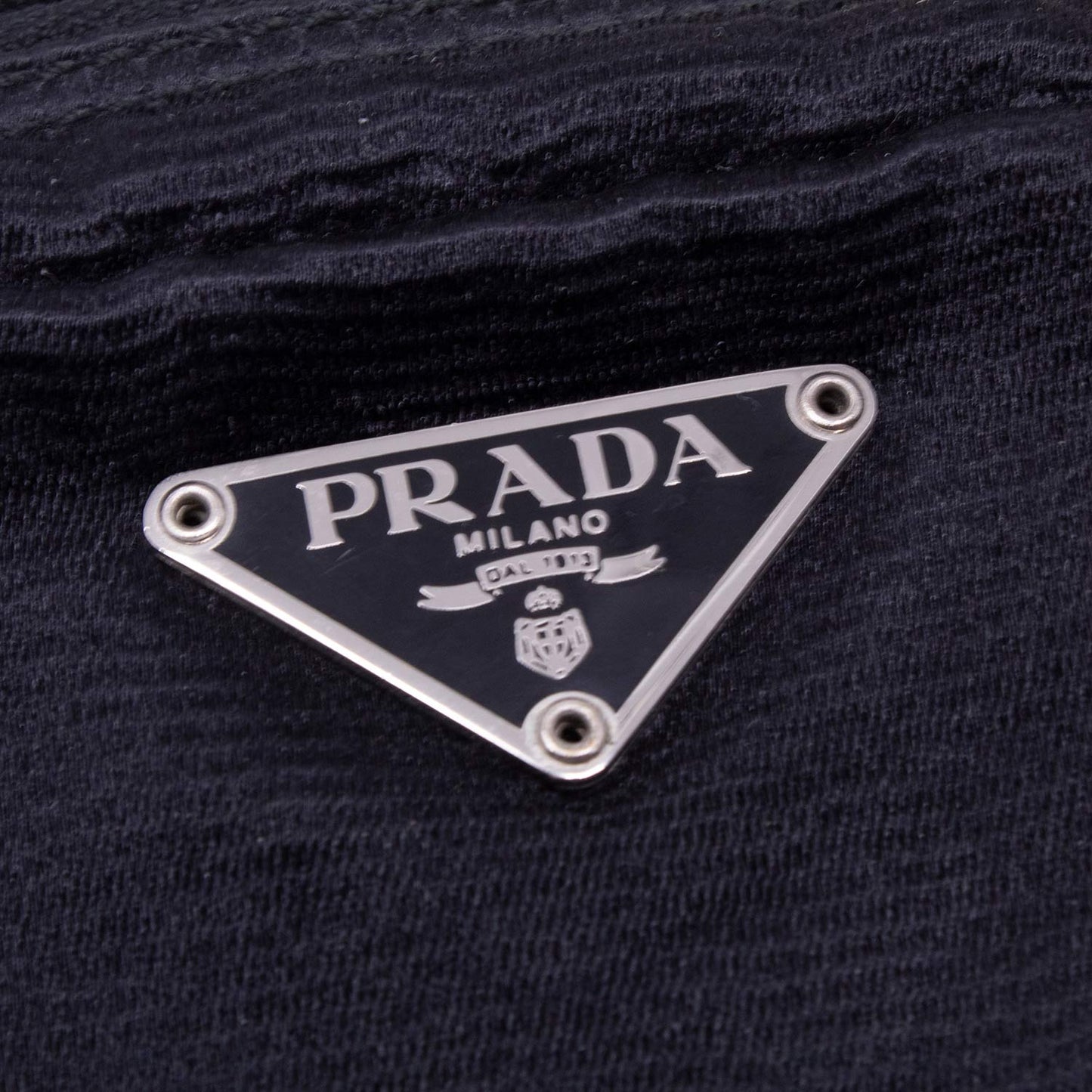 Prada Trousse or Black Vela Case